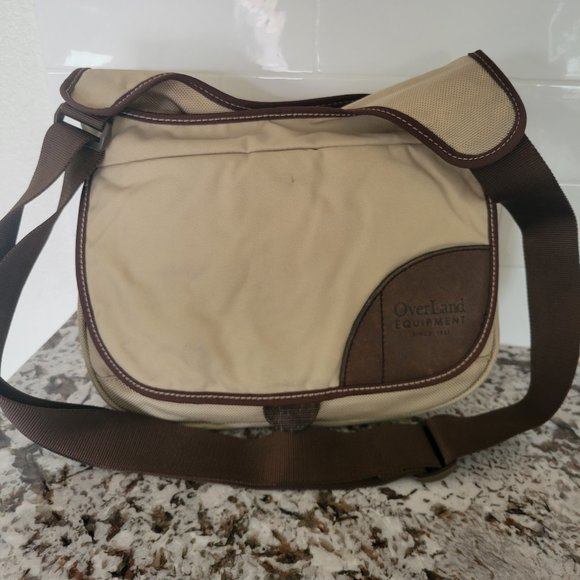 Overland Handbags - Overland Equipment Tan/Brown Crossbody Bag/Purse